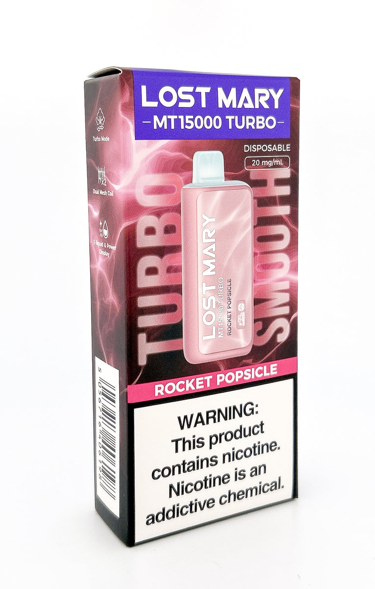 LOST MARY MT15000 DISPOSABLE / ROCKET POPSICLE / 20MG / 16ML / 15K PUFFS