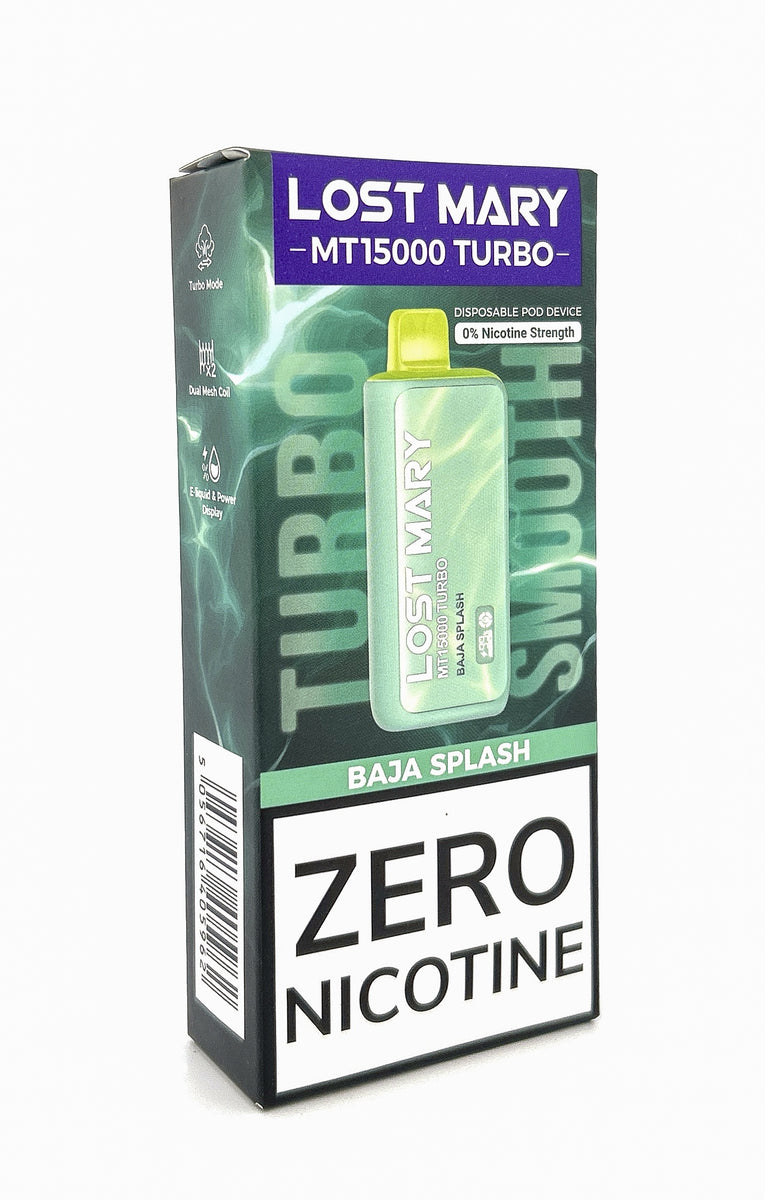 LOST MARY MT15000 ZERO DISPOSABLE / BAJA SPLASH / 00MG / 16ML / 15K PUFFS