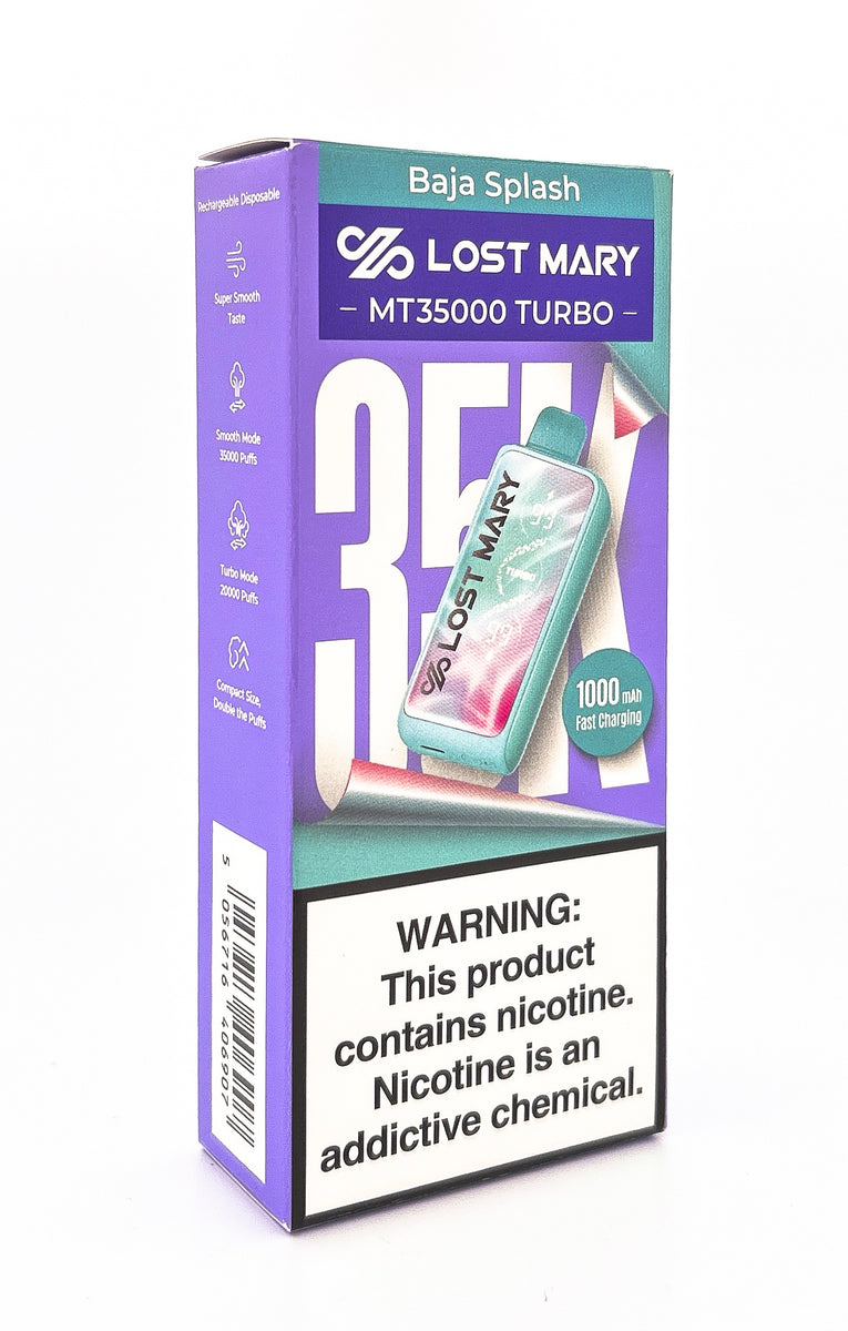 LOST MARY MT35000 DISPOSABLE / BAJA SPLASH / 50MG / 18ML / 35K PUFFS