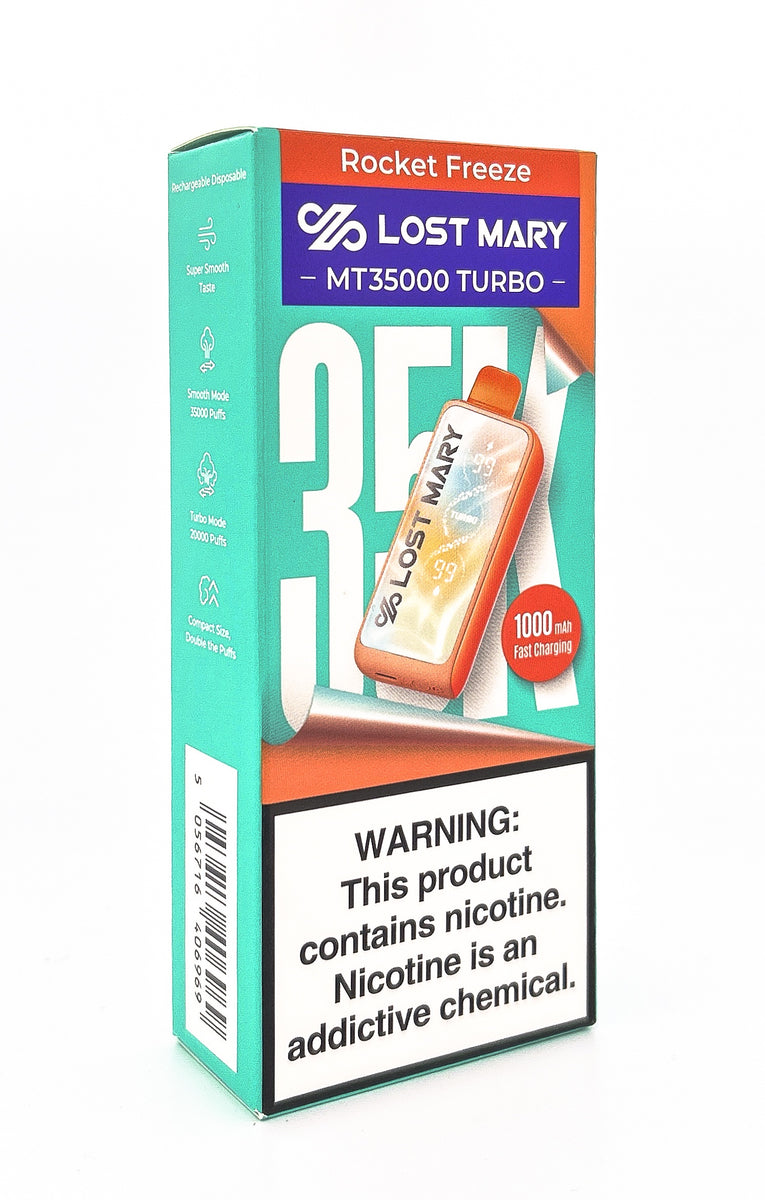 LOST MARY MT35000 DISPOSABLE / ROCKET FREEZE / 50MG / 18ML / 35K PUFFS