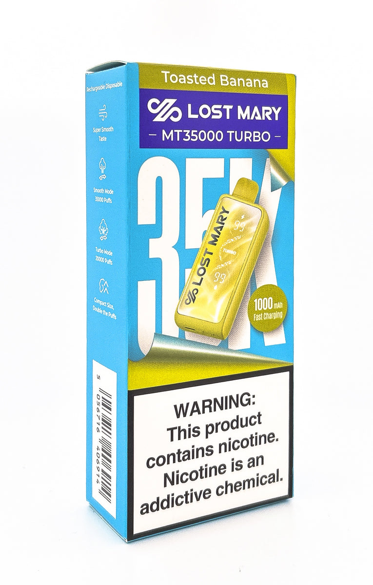 LOST MARY MT35000 DISPOSABLE / TOASTED BANANA / 50MG / 18ML / 35K PUFFS