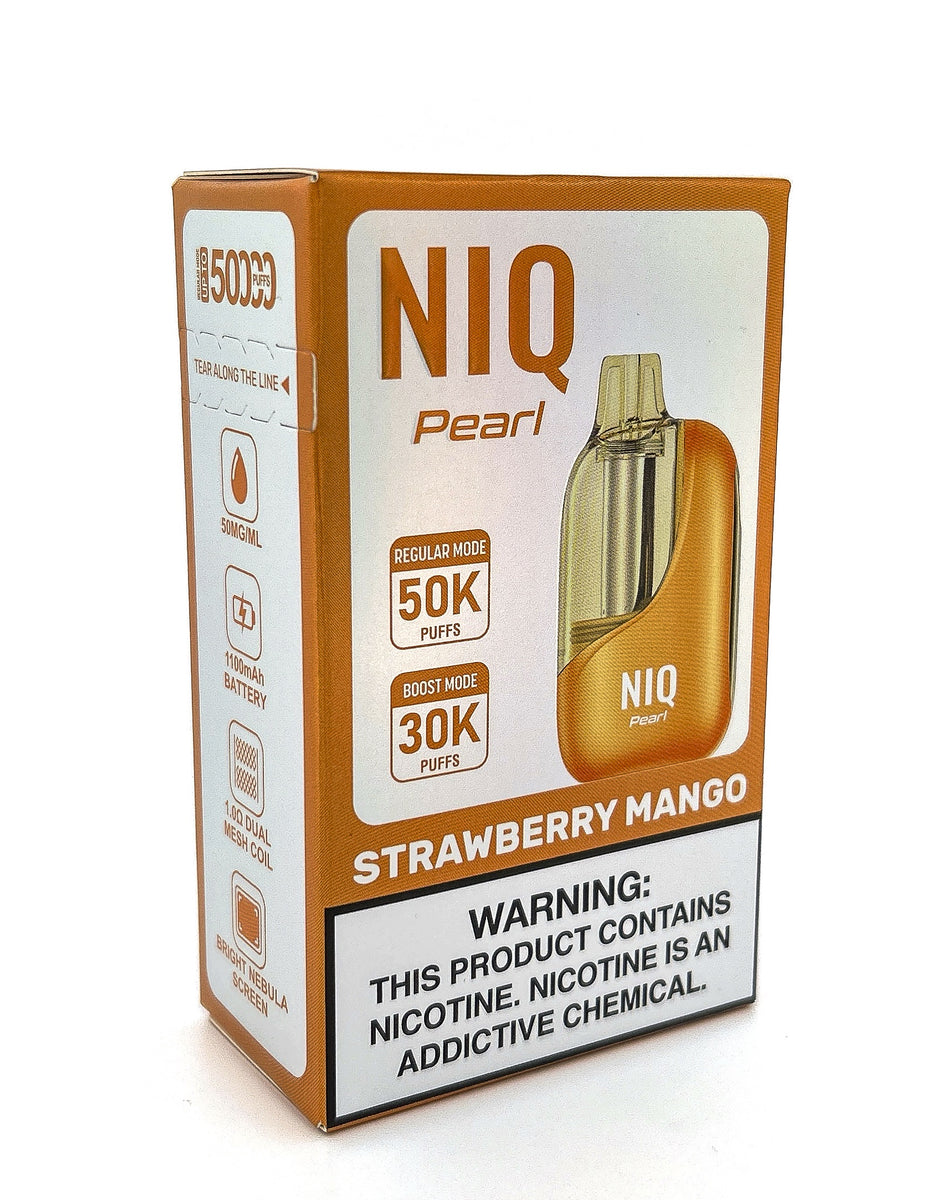 NiQ PEARL DISPOSABLE / STRAWBERRY MANGO / 50MG / 20ML / 50K PUFFS