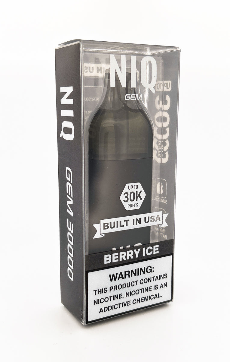 NIQ GEM DISPOSABLE / BERRY ICE / 50MG / 16ML / 30K PUFFS
