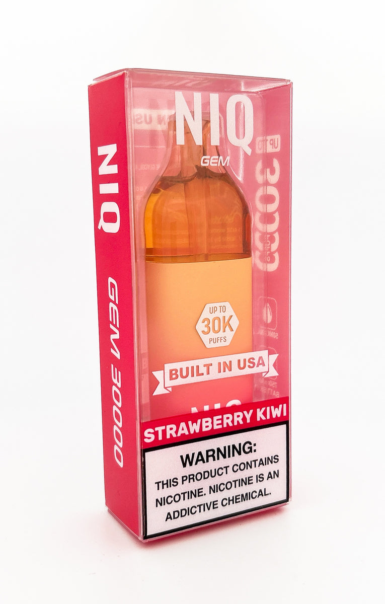 NIQ GEM DISPOSABLE / STRAWBERRY KIWI / 50MG / 16ML / 30K PUFFS