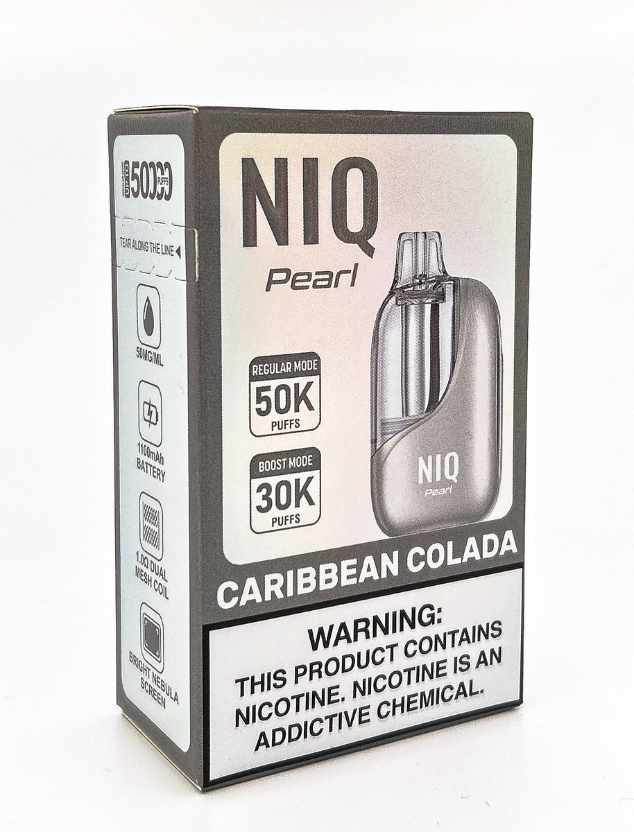 NiQ PEARL DISPOSABLE / CARIBBEAN COLADA / 50MG / 20ML / 50K PUFF