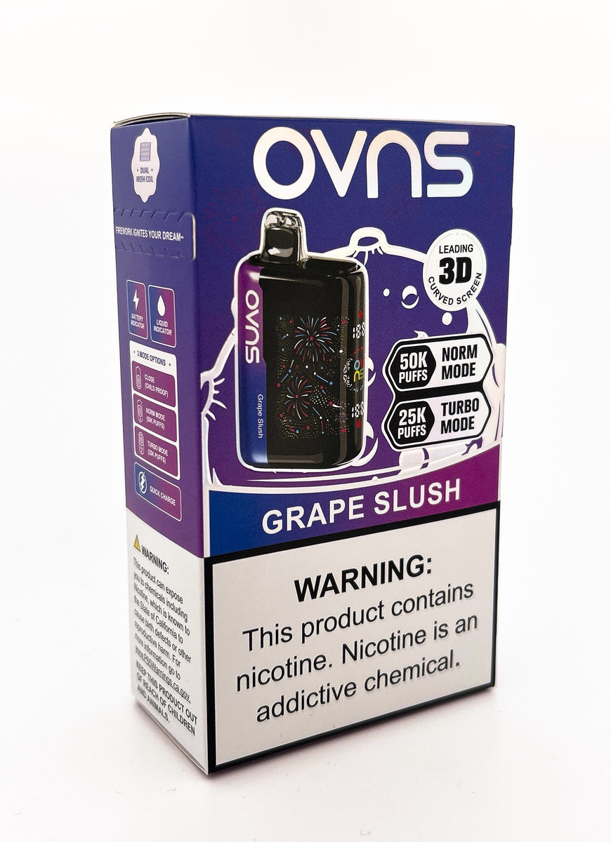 OVNS FIREWORK DISPOSABLE / GRAPE SLUSH / 50MG / 23ML /  50K PUFFS