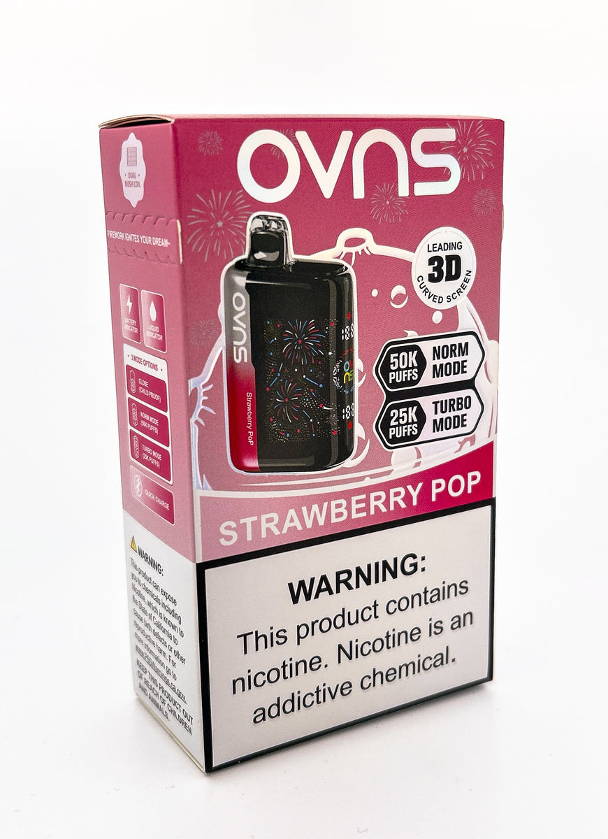 OVNS FIREWORK DISPOSABLE / STRAWBERRY POP / 50MG / 23ML / 50K PUFFS