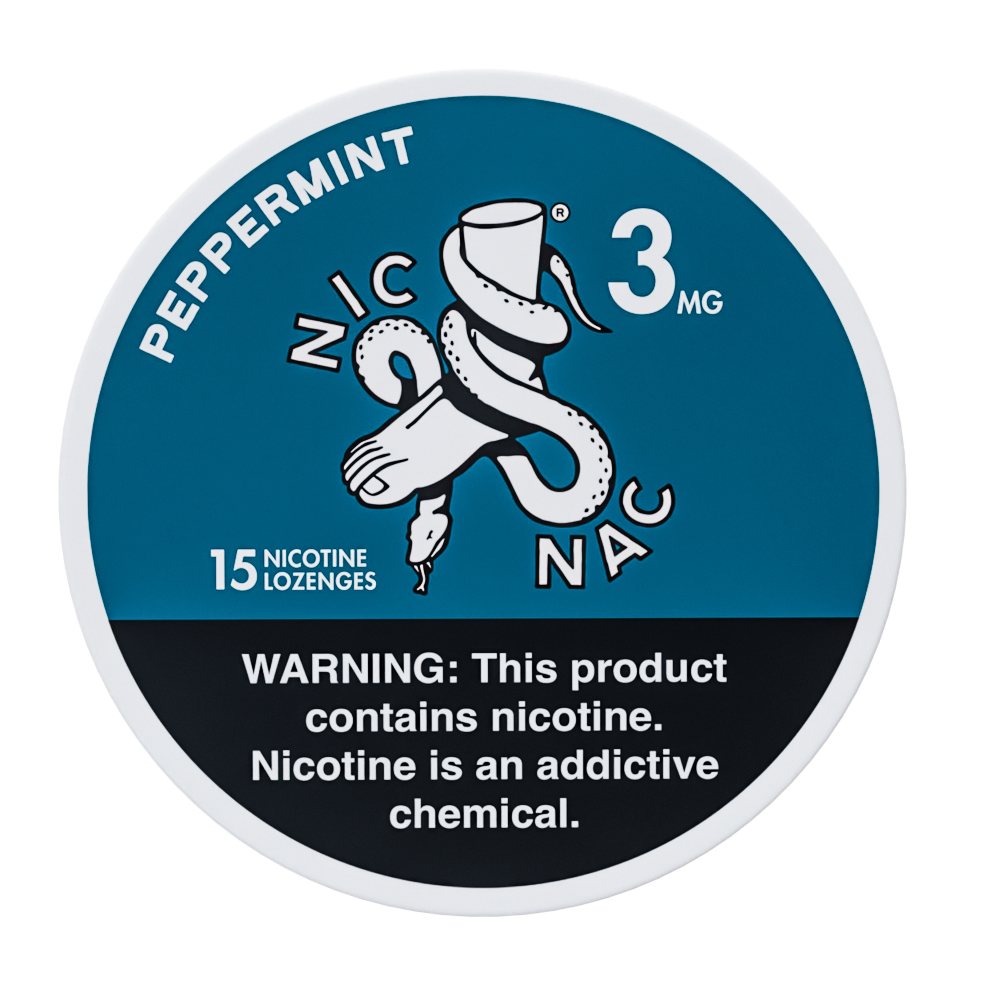 NIC NAC MINTS / PEPPERMINT / 03MG / 15PCS