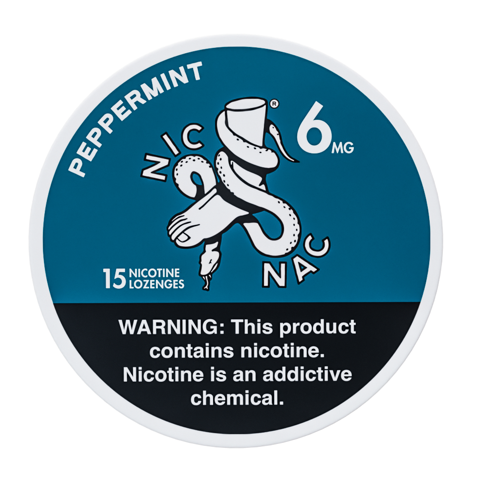 NIC NAC MINTS / PEPPERMINT / 06MG / 15PCS