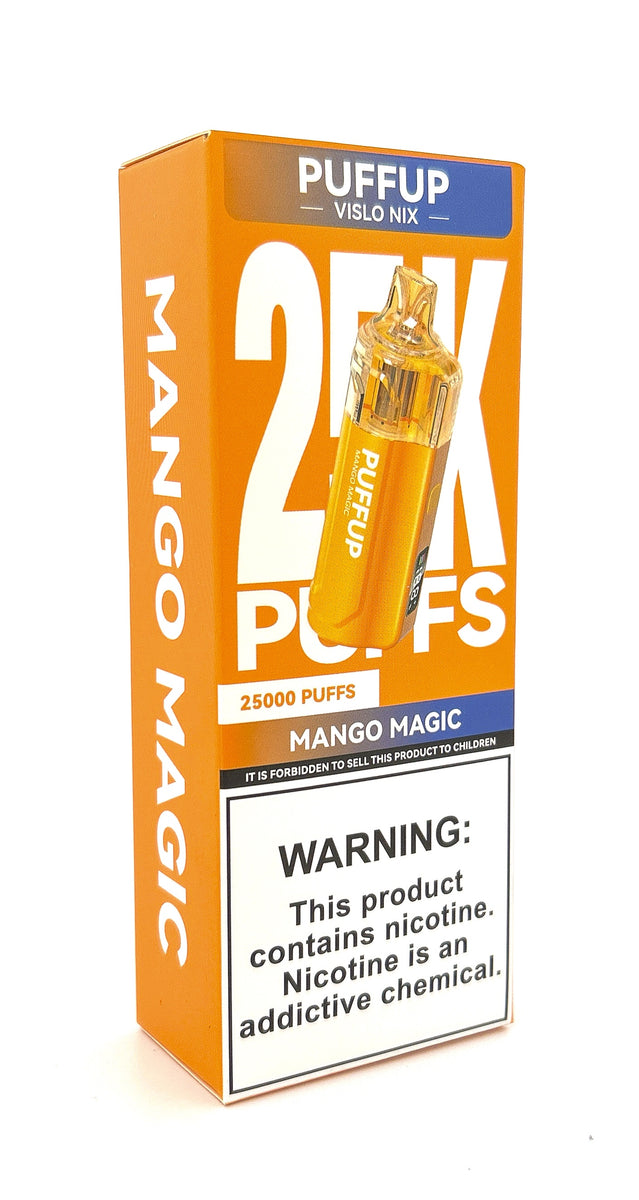 PUFFUP VISLO NIX DISPOSABLE / MANGO MAGIC / 50MG / 15ML / 25K PUFFS