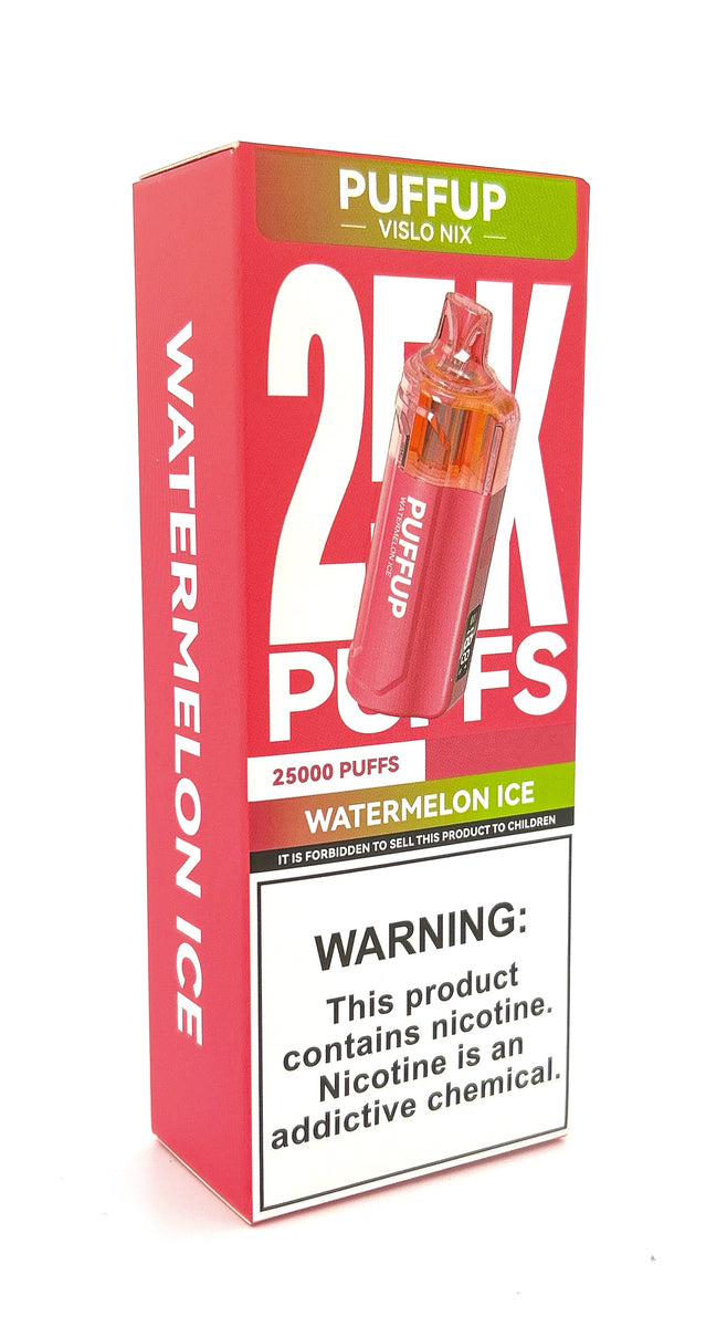 PUFFUP VISLO NIX DISPOSABLE / WATERMELON ICE / 50MG / 15ML / 25K PUFFS