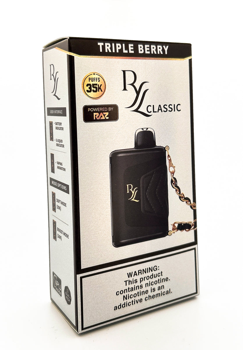 RAZ RYL DISPOSABLE / TRIPLE BERRY / 50MG / 16.5ML /35K PUFFS