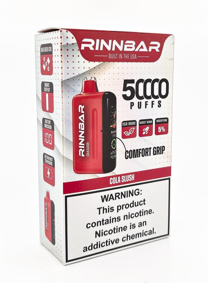 RINNBAR DISPOSABLE / COLA SLUSH / 50MG / 22ML / 50K PUFFS