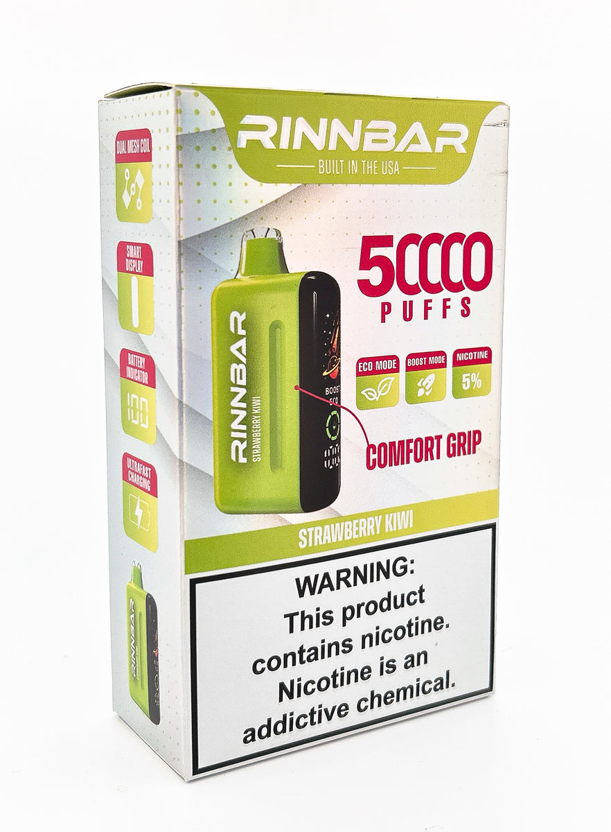 RINNBAR DISPOSABLE / STRAWBERRY KIWI / 50MG / 22ML / 50K PUFFS