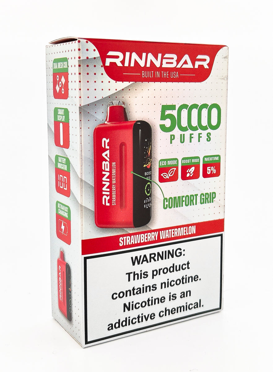 RINNBAR DISPOSABLE / STRAWBERRY WATERMELON / 50MG / 22ML / 50K PUFFS