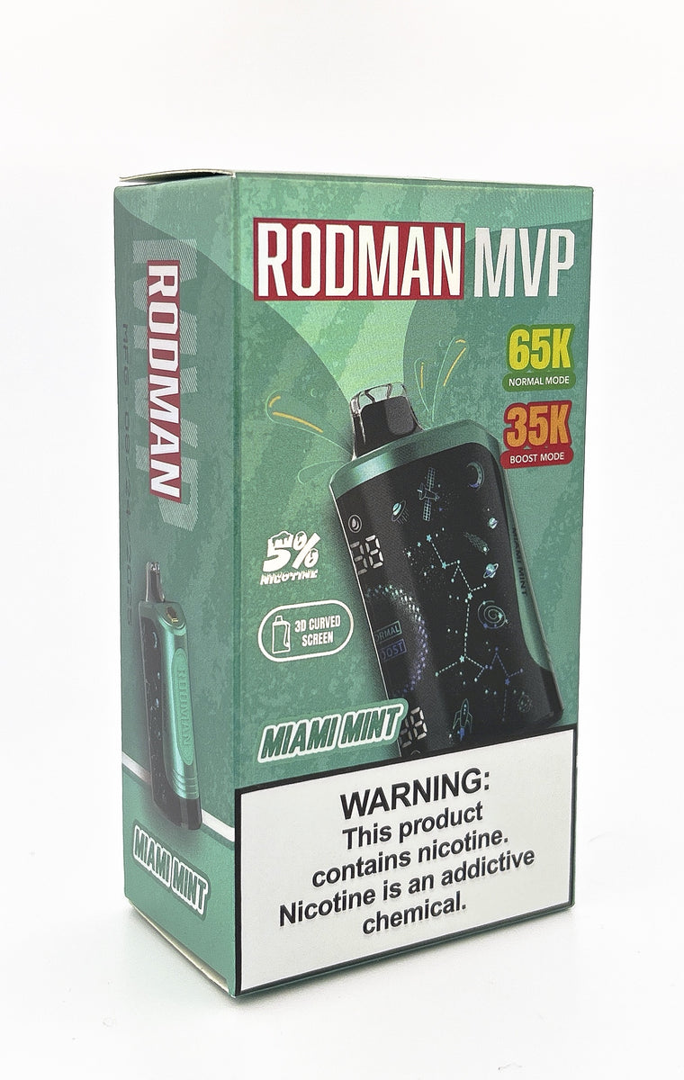 RODMAN MVP 65K DISPOSABLE / MIAMI MINT / 50MG / 18ML