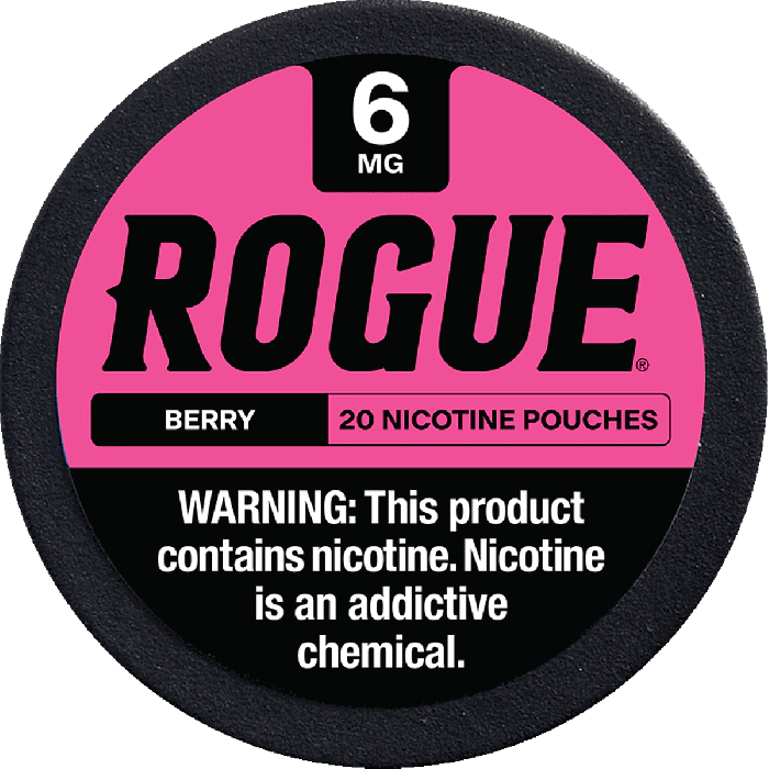 ROGUE POUCHES / BERRY / 06MG / 20PCS