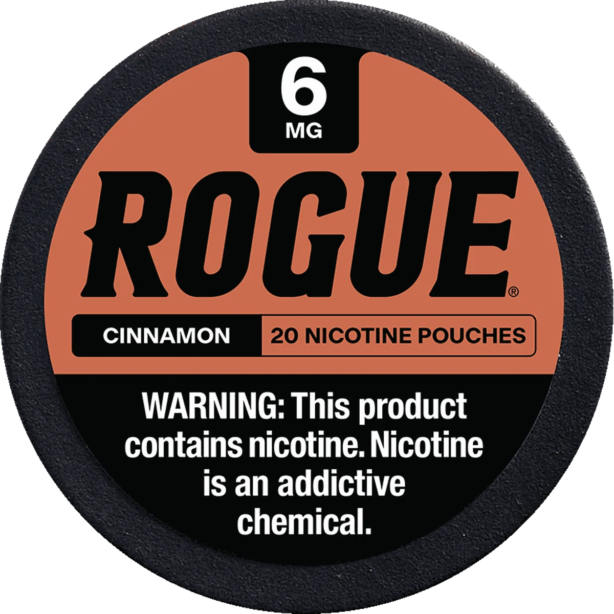 ROGUE POUCHES / CINNAMON / 06MG / 20PCS