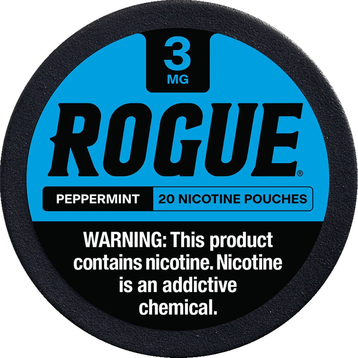 ROGUE POUCHES / PEPPERMINT / 03MG / 20PCS