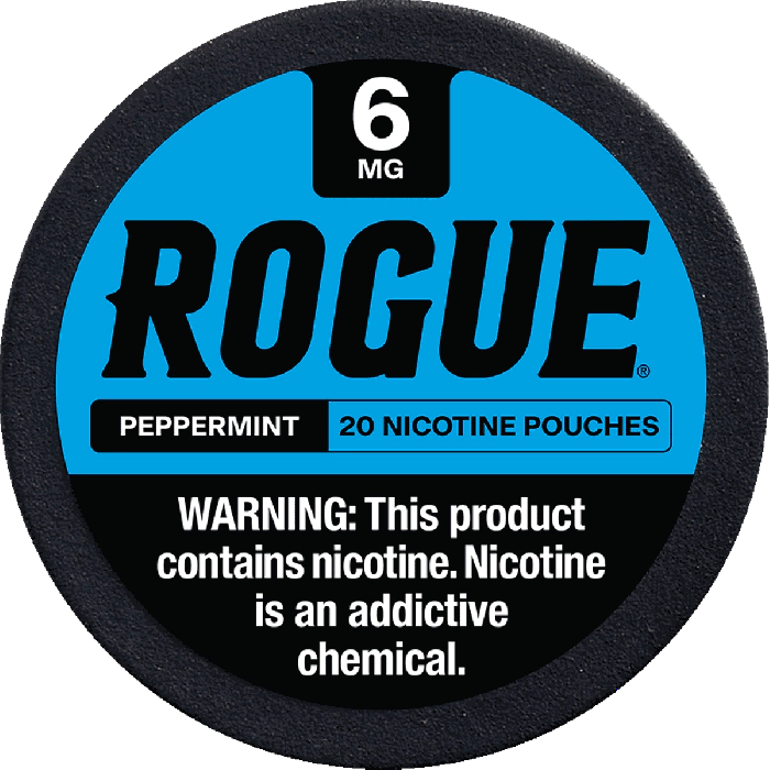 ROGUE POUCHES / PEPPERMINT / 06MG / 20PCS