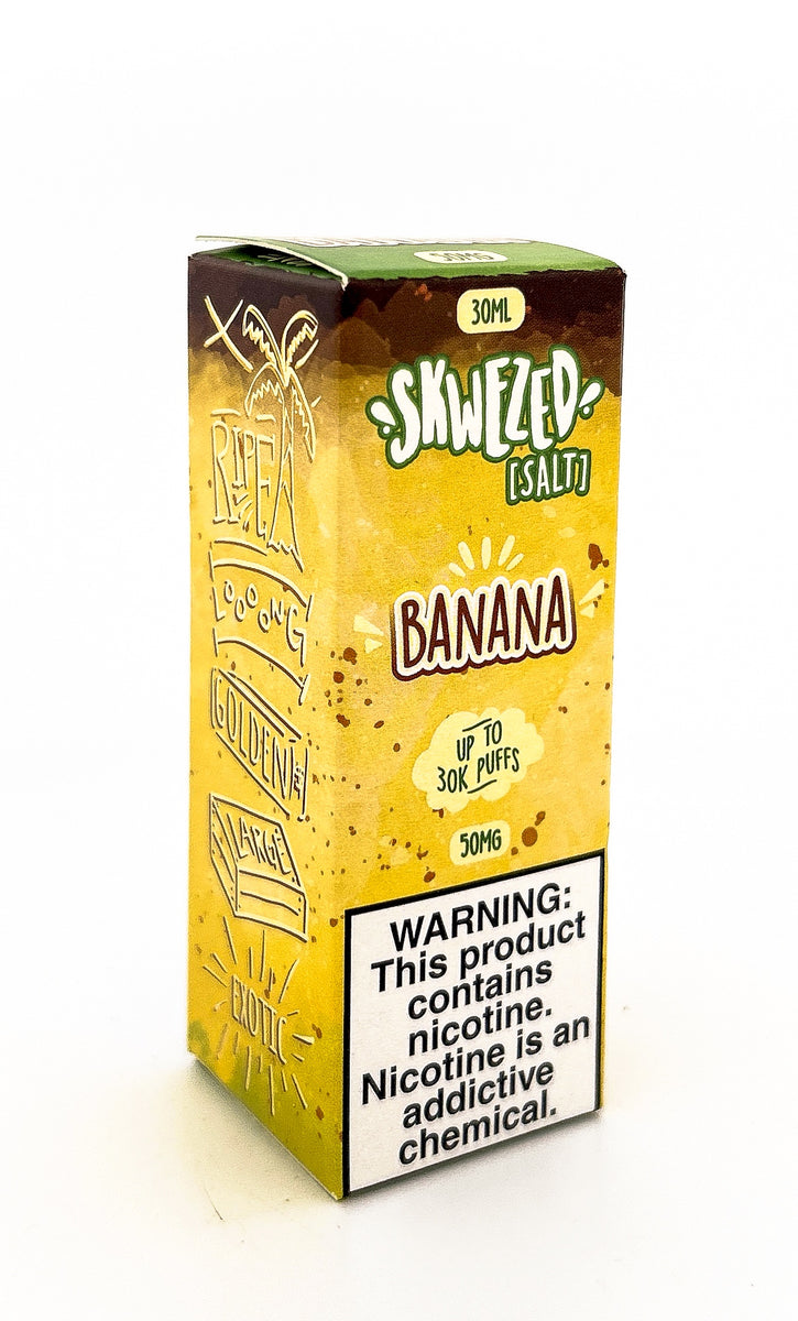 SKWEZED E-LIQUID SALT / BANANA / 50MG / 30ML