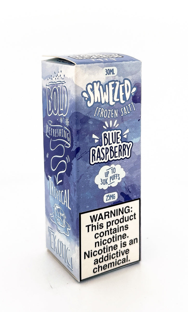 SKWEZED E-LIQUID SALT / FROZEN BLUE RASPBERRY / 25MG / 30ML