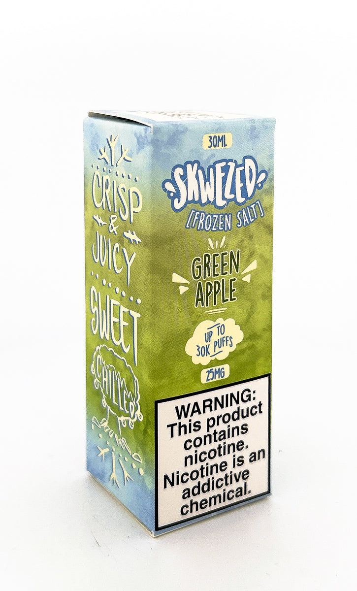 SKWEZED E-LIQUID SALT / FROZEN GREEN APPLE / 25MG / 30ML