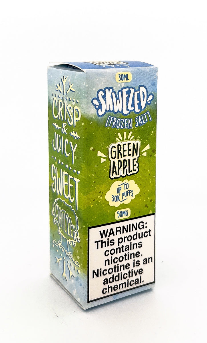 SKWEZED E-LIQUID SALT / FROZEN GREEN APPLE / 50MG / 30ML
