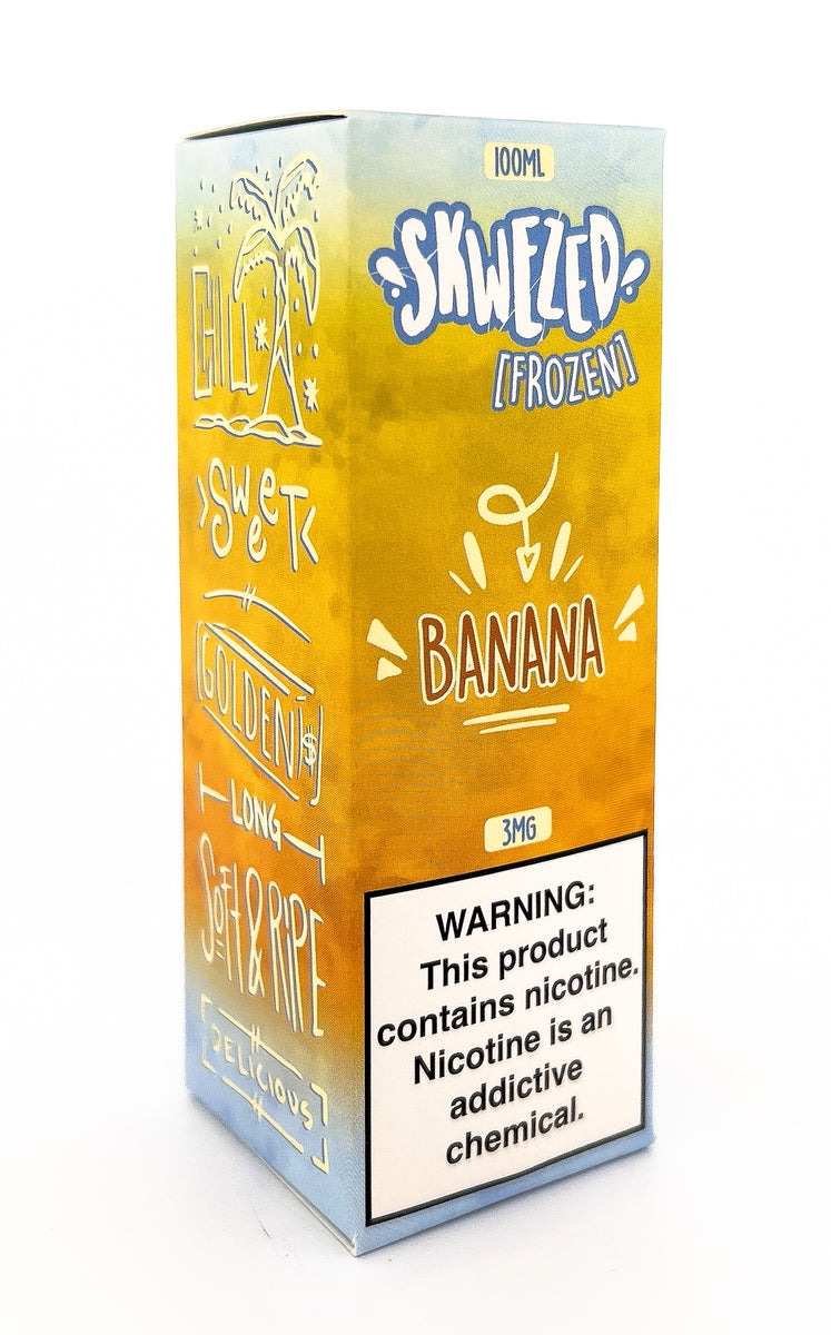SKWEZED E-LIQUID VG / FROZEN BANANA / 03MG / 100ML