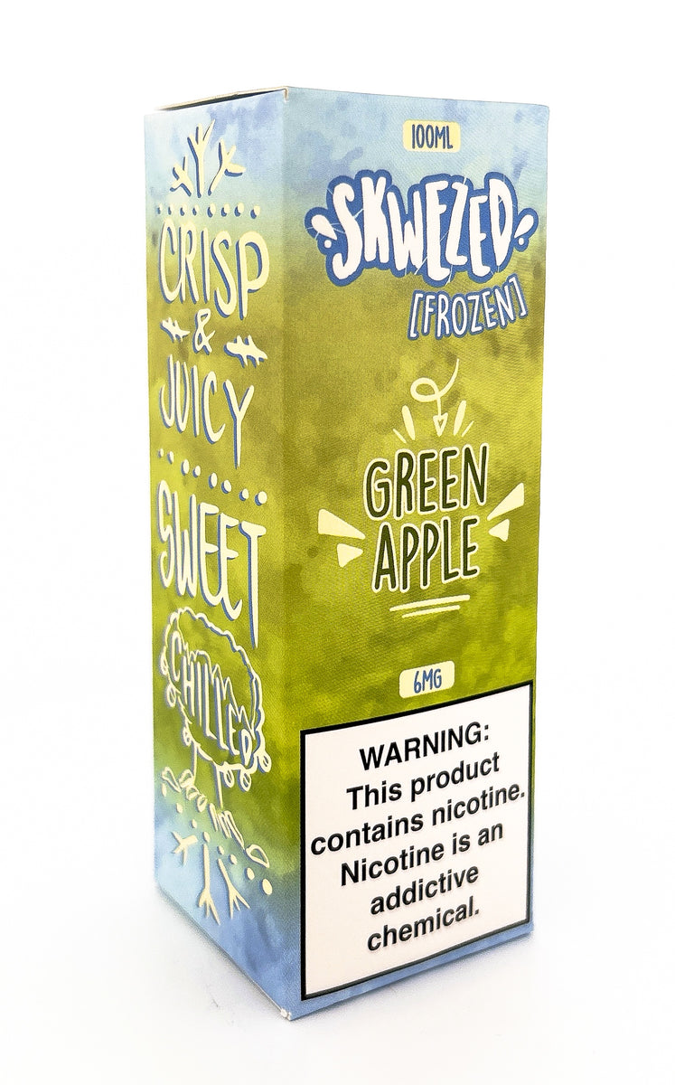 SKWEZED E-LIQUID VG / FROZEN GREEN APPLE / 06MG / 100ML