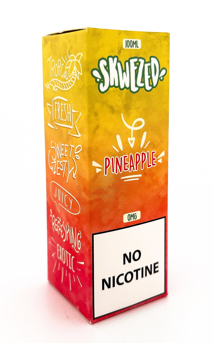 SKWEZED E-LIQUID VG / PINEAPPLE / 00MG / 100ML