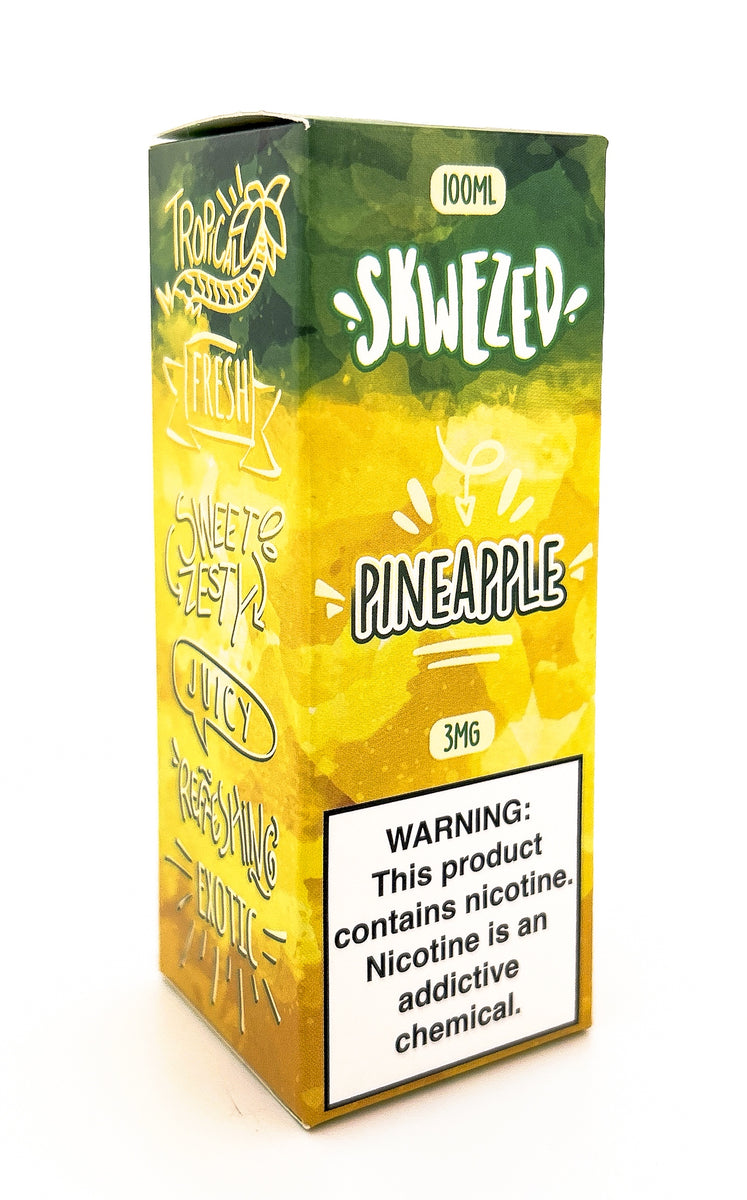 SKWEZED E-LIQUID VG / PINEAPPLE / 03MG / 100ML
