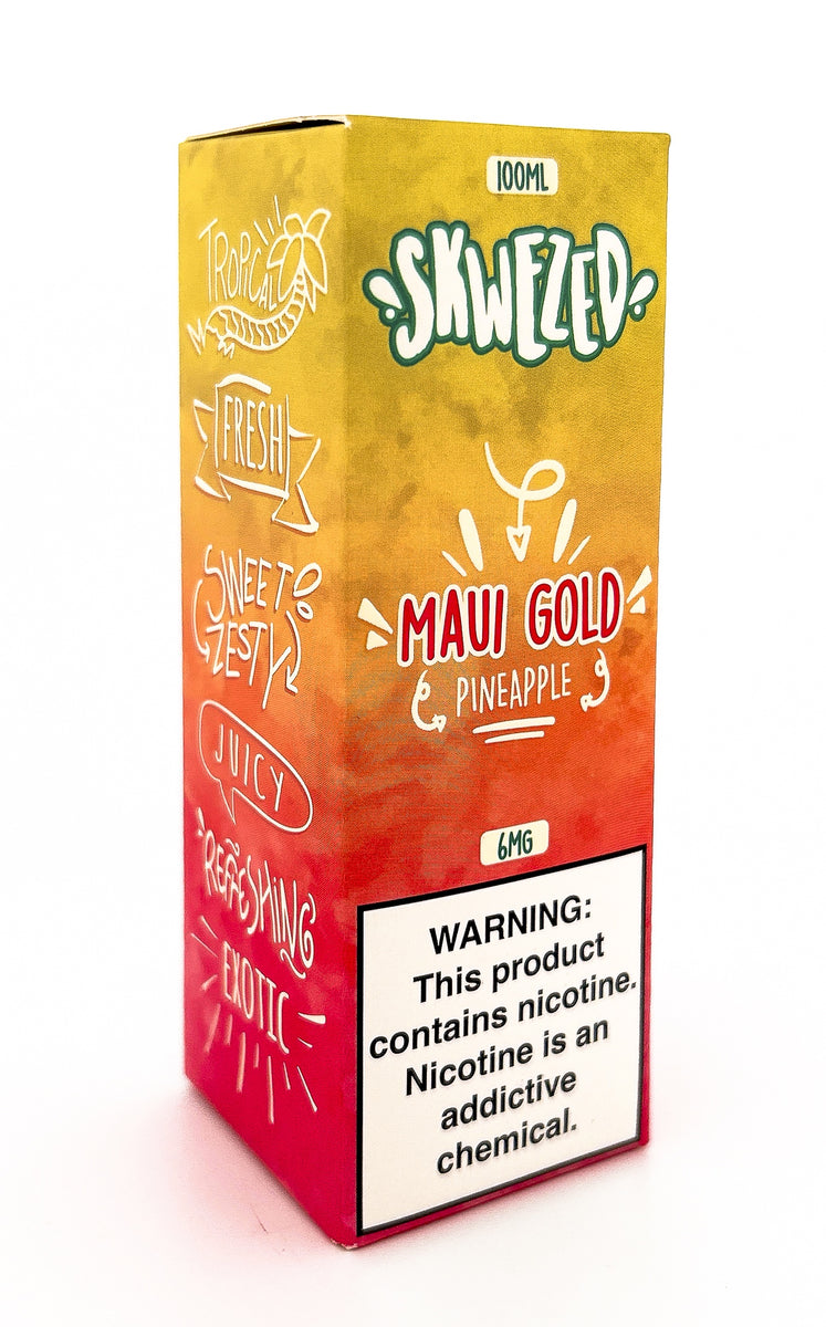 SKWEZED E-LIQUID VG / PINEAPPLE / 06MG / 100ML
