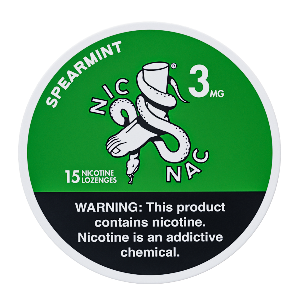 NIC NAC MINTS / SPEARMINT / 03MG / 15PCS