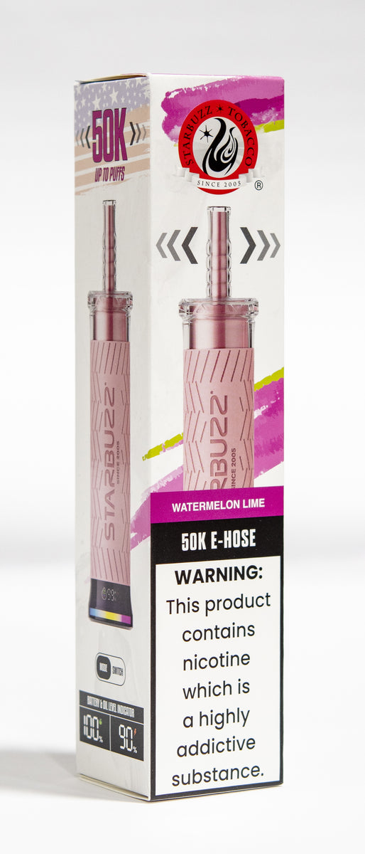 STARBUZZ E-HOSE 50K DISPOSABLE / WATERMELON LIME / 6MG / 40ML / 50K PUFFS