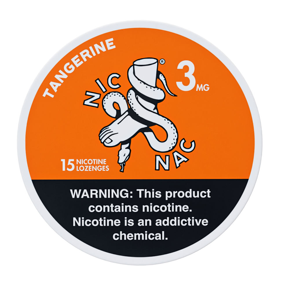 NIC NAC MINTS / TANGERINE / 03MG / 15PCS