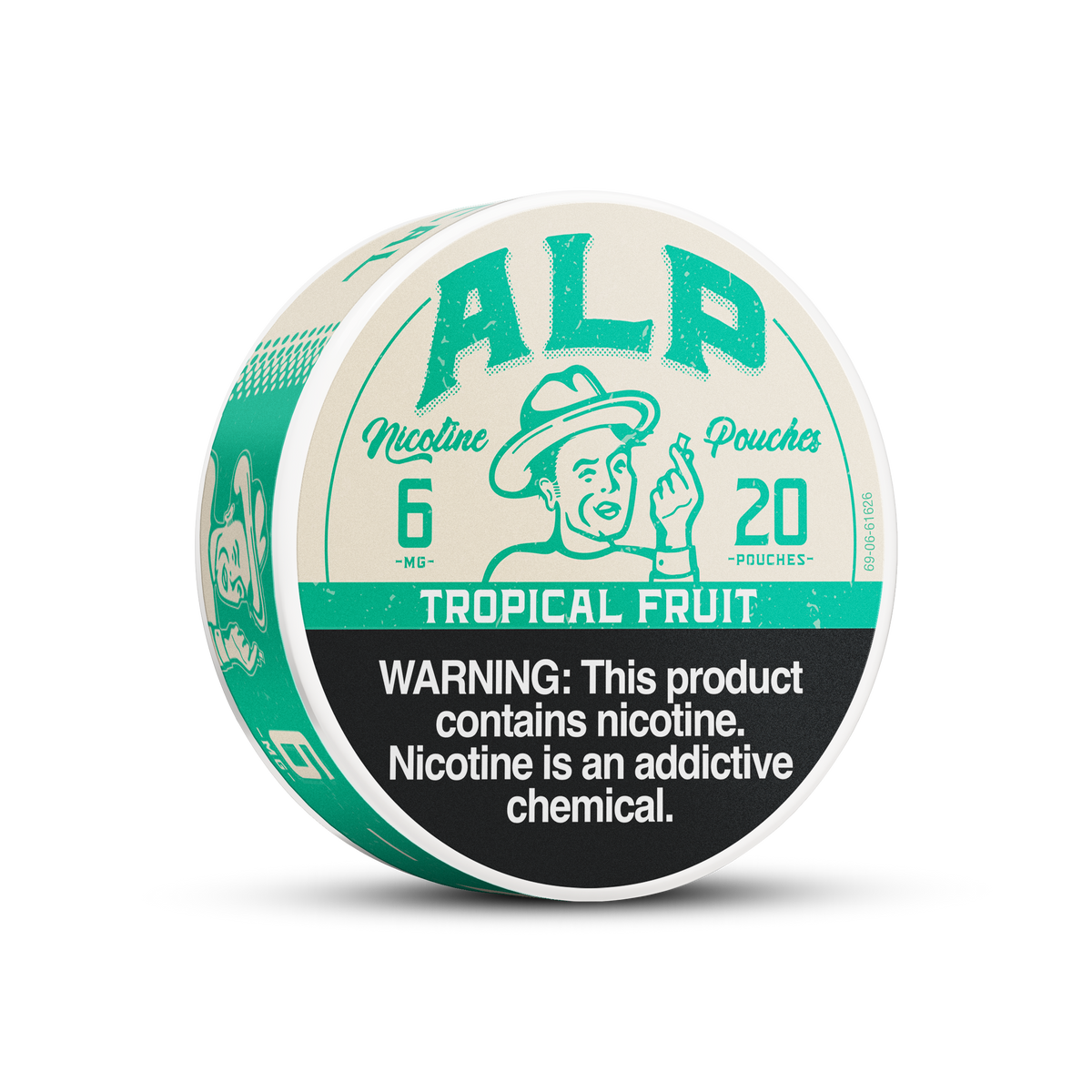 ALP NICOTINE POUCHES / TROPICAL FRUIT / 06MG / 20PCS