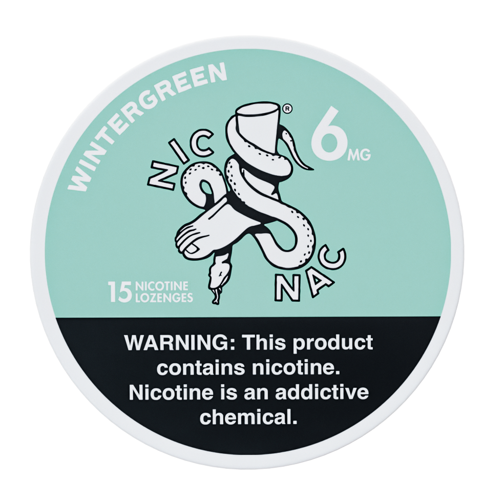 NIC NAC MINTS / WINTERGREEN / 06MG / 15PCS