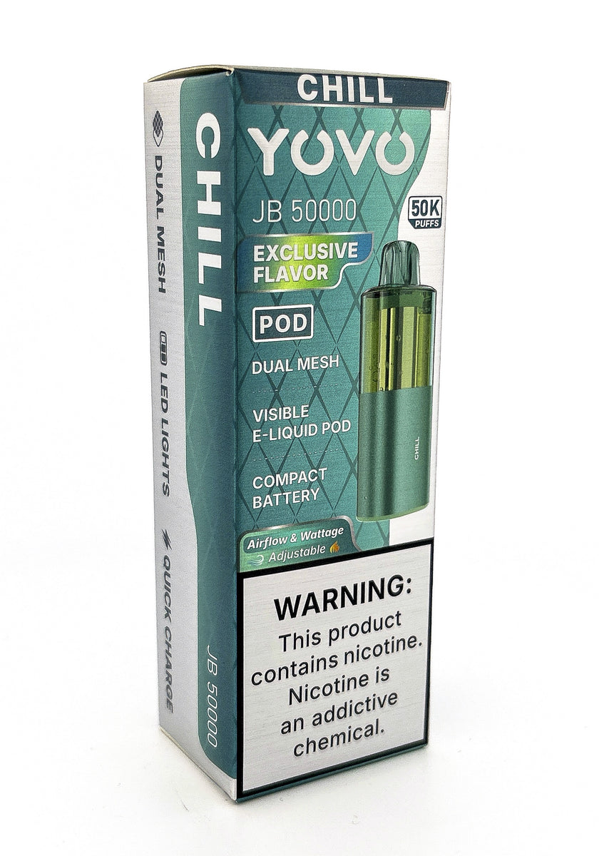 YOVO JB50000 POD DISPOSABLE / CHILL / 50MG / 15ML / 50K PUFF