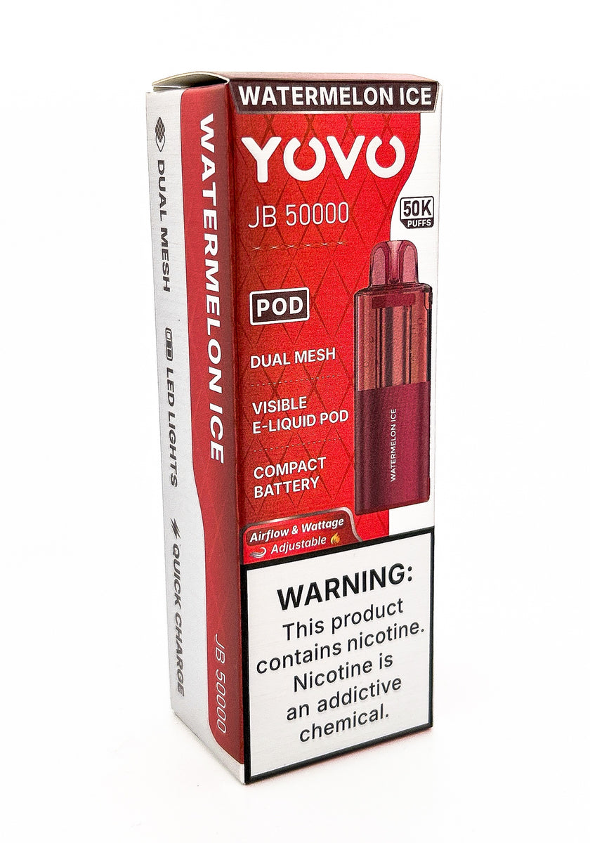 YOVO JB50000 POD DISPOSABLE / WATERMELON ICE / 50MG / 15ML / 50K PUFF