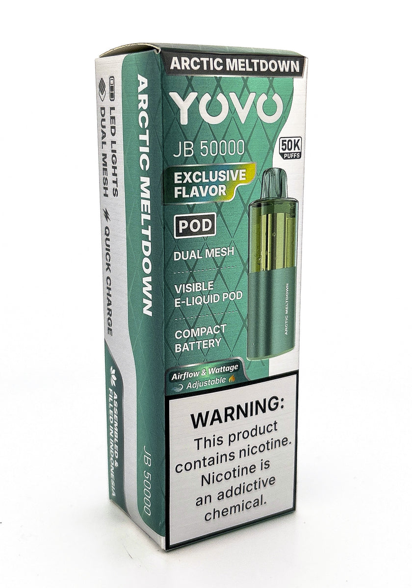 YOVO JB50000 POD DISPOSABLE / ARCTIC MELTDOWN / 50MG / 15ML / 50K PUFF
