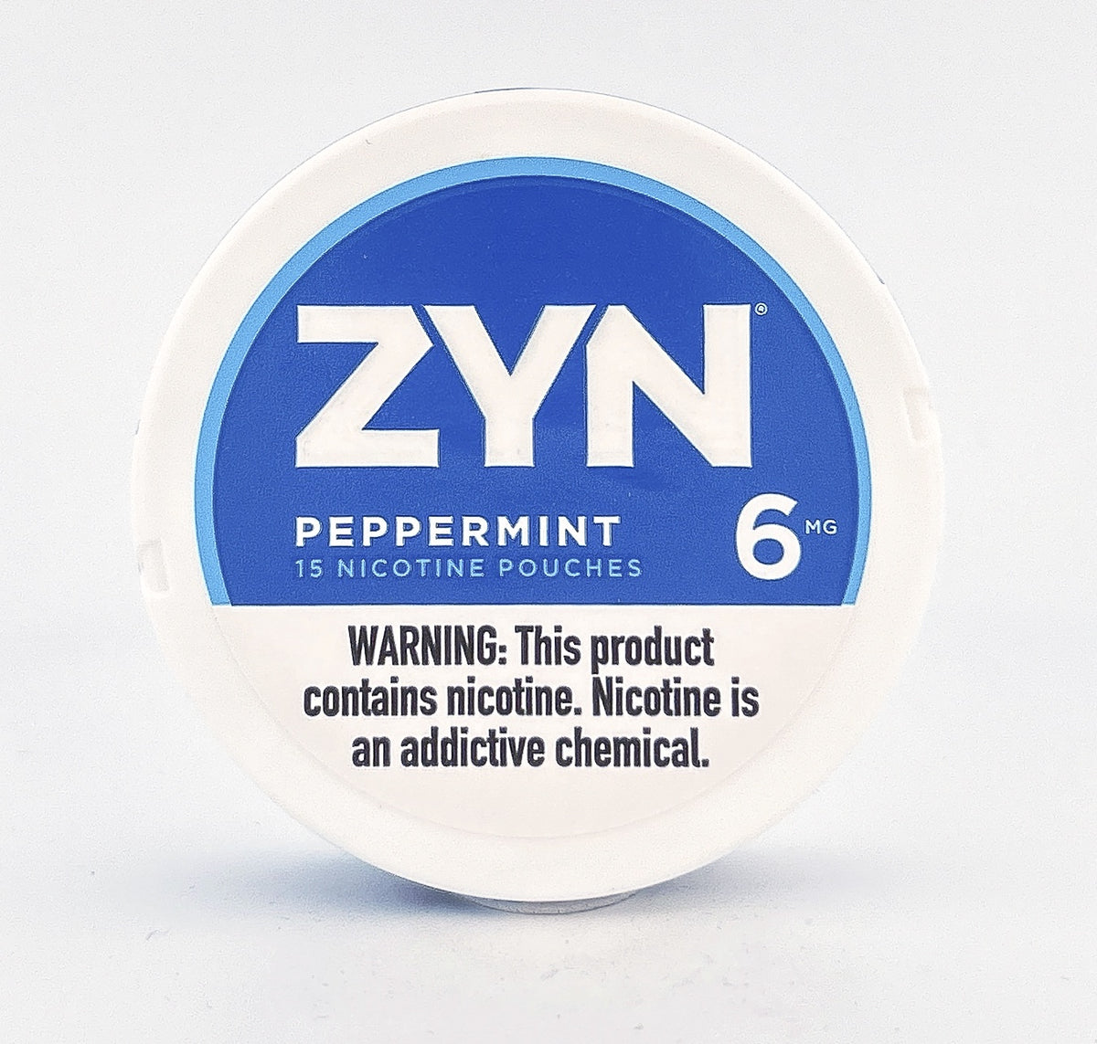 ZYN NICOTINE POUCHES / PEPPERMINT / 06MG / 15PCS