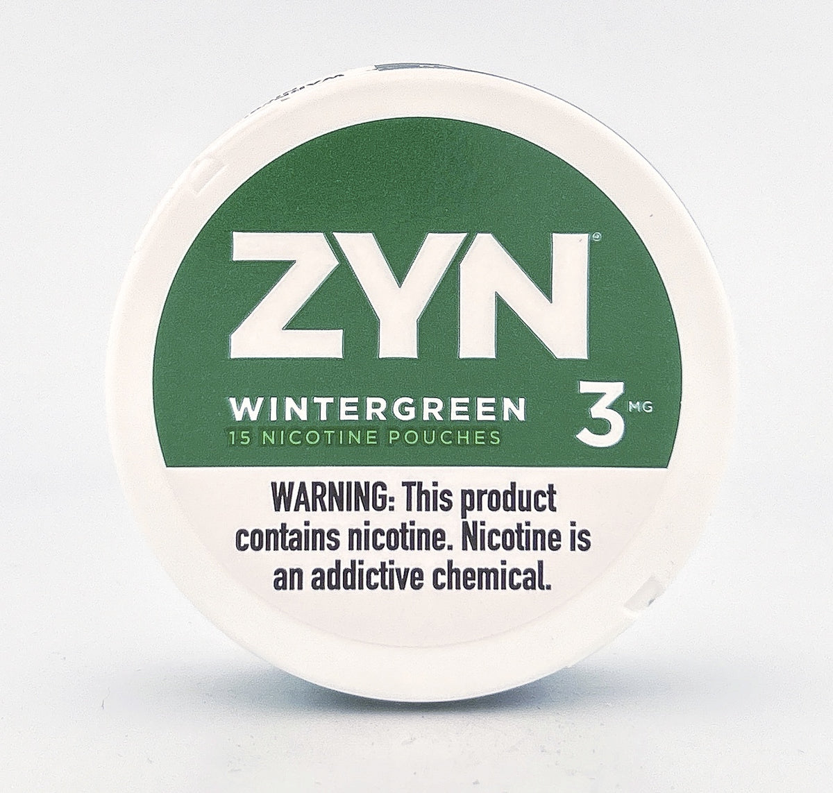 ZYN NICOTINE POUCHES / WINTERGREEN / 03MG / 15PCS