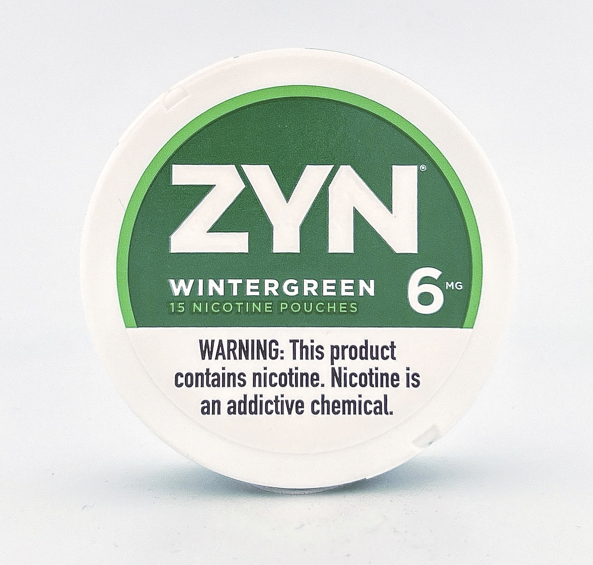 ZYN NICOTINE POUCHES / WINTERGREEN / 06MG / 15PCS